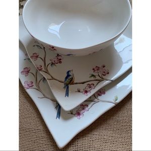 222 FIFTH FEATHERED FRIENDS - COMPLETE 4 PIECE SET